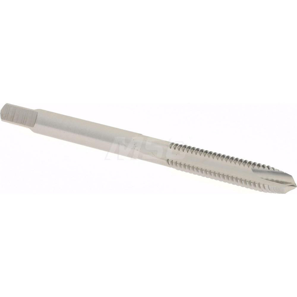 Hertel K1001191464 Spiral Point Tap #8-32 UNC, 2 Flutes, Plug Chamfer, HSS, Bright/Uncoated Coated