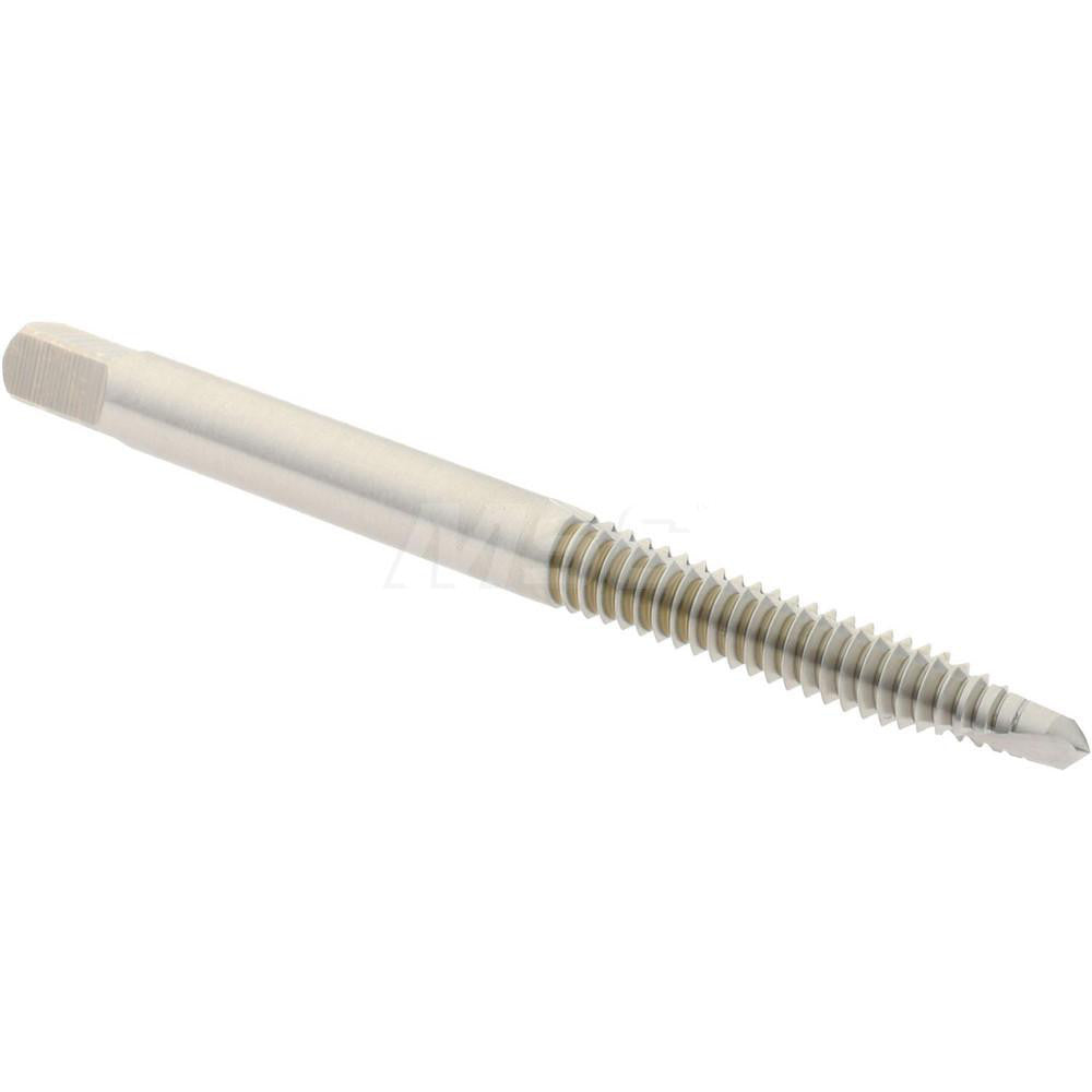 Hertel K008245AS Spiral Point Tap #10-24 UNC, 2 Flutes, Plug Chamfer, 2B/3B Class of Fit, HSS, Bright/Uncoated Coated