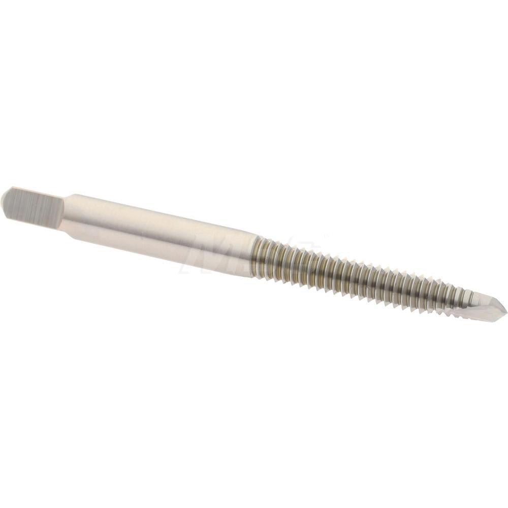 Hertel K008296AS Spiral Point Tap #12-24 UNC, 2 Flutes, Plug Chamfer, 2B/3B Class of Fit, HSS, Bright/Uncoated Coated