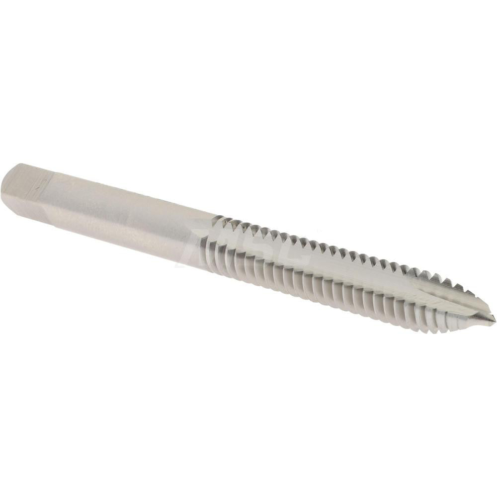 Hertel K008336AS Spiral Point Tap 1/4-20 UNC, 2 Flutes, Plug Chamfer, 2B Class of Fit, HSS, Bright/Uncoated Coated