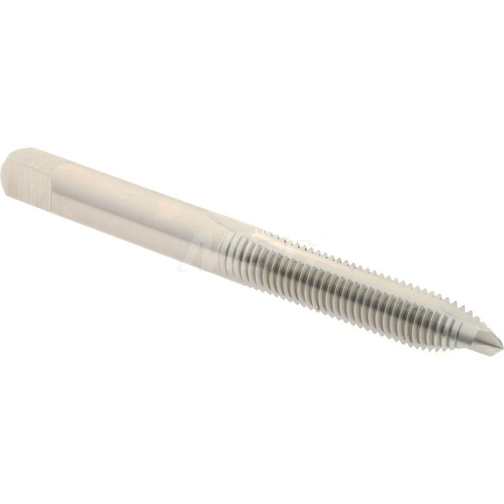 Hertel K008364AS Spiral Point Tap 1/4-28 UNF, 2 Flutes, Plug Chamfer, 3B Class of Fit, HSS, Bright/Uncoated Coated