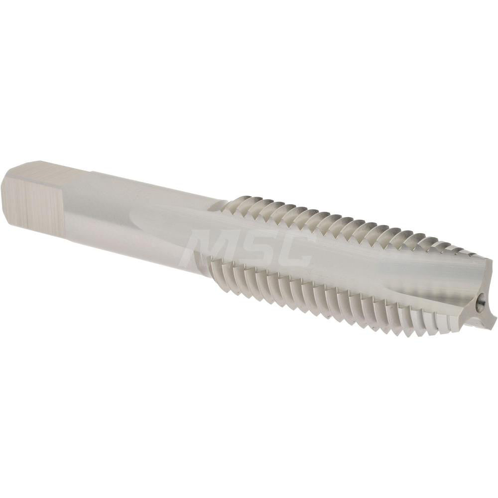 Hertel K008600AS Spiral Point Tap 3/4-10 UNC, 3 Flutes, Plug Chamfer, 2B/3B Class of Fit, HSS, Bright/Uncoated Coated