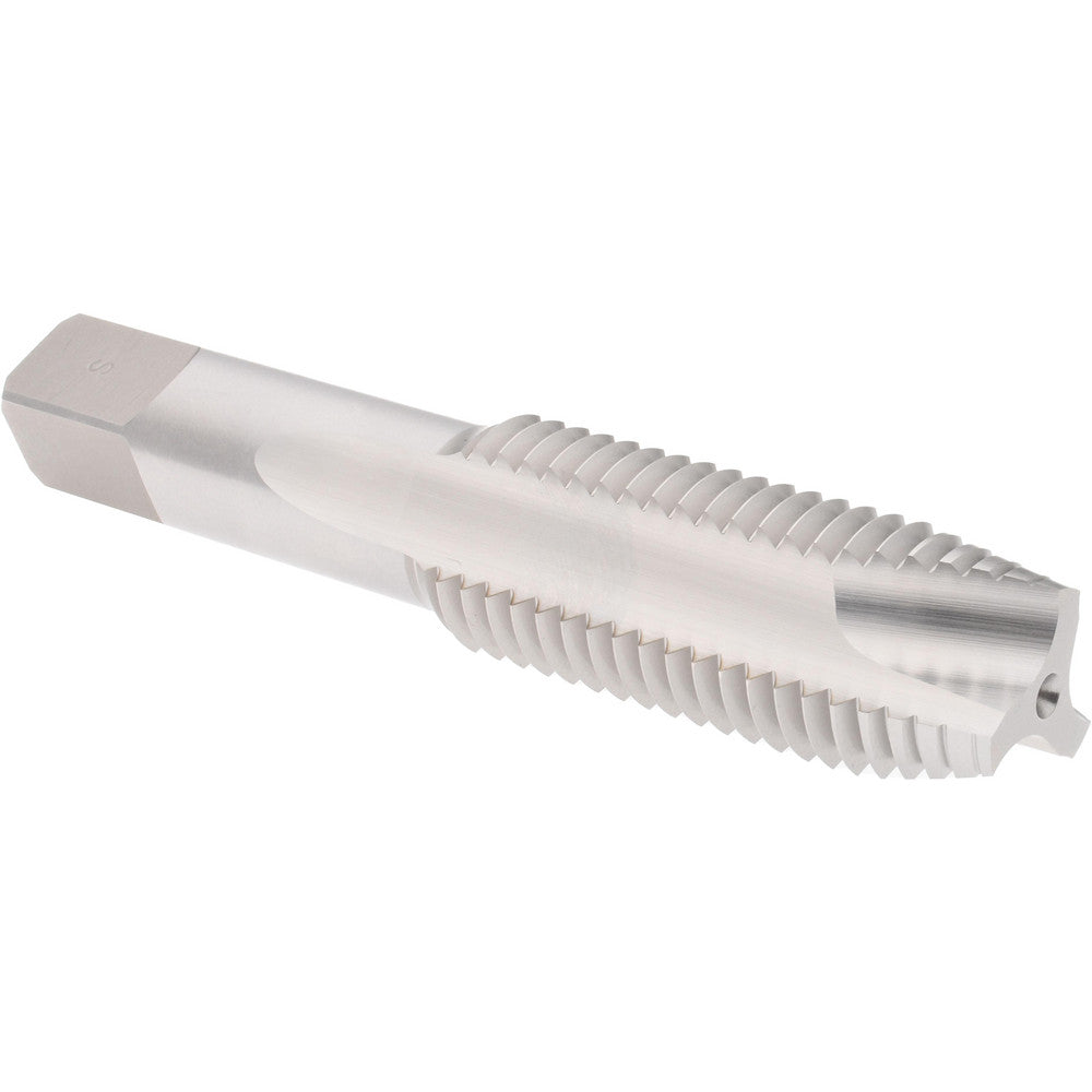 Hertel K013191AS Spiral Point Tap 1-8 UNC, 3 Flutes, Plug Chamfer, 3B Class of Fit, HSS, Bright/Uncoated Coated