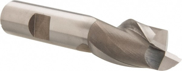 Hertel E2030902 Square End Mill 5/8'' Dia, 1-1/8'' LOC, 1/2'' Shank Dia, 3-1/8'' OAL, 2 Flutes, Cobalt