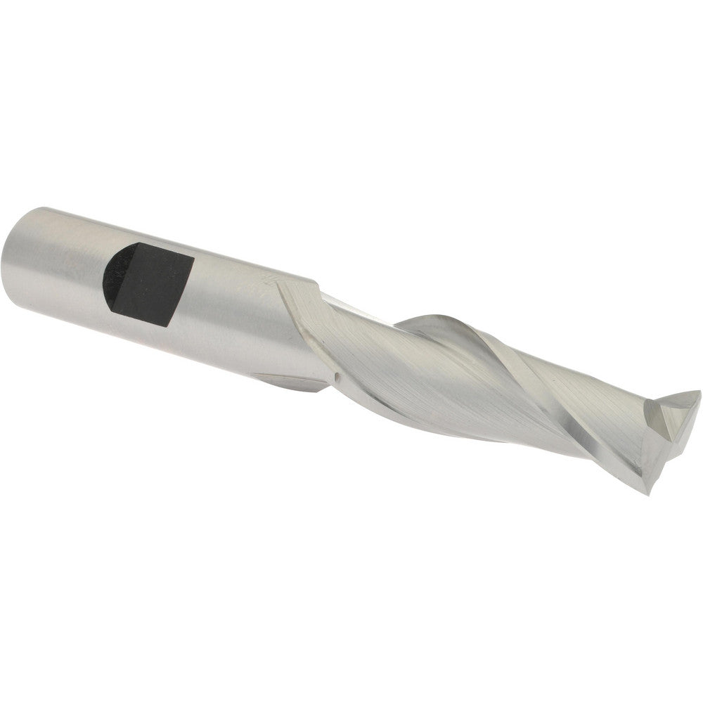 Hertel E203303201 Square End Mill 1/2'' Dia, 1-1/2'' LOC, 1/2'' Shank Dia, 3-1/2'' OAL, 2 Flutes, Cobalt