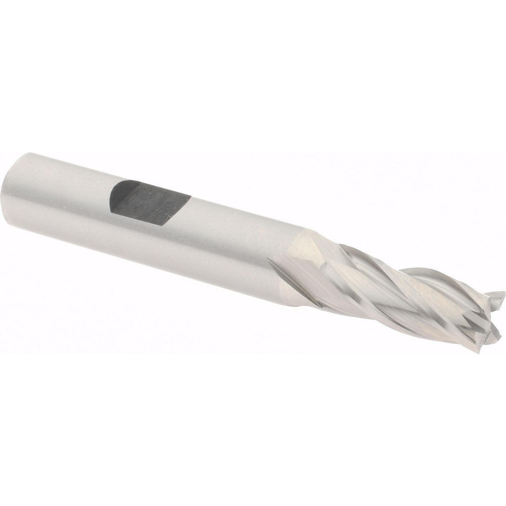 Hertel E2039020 Square End Mill 5/16'' Dia, 3/4'' LOC, 3/8'' Shank Dia, 2-1/2'' OAL, 4 Flutes, Cobalt