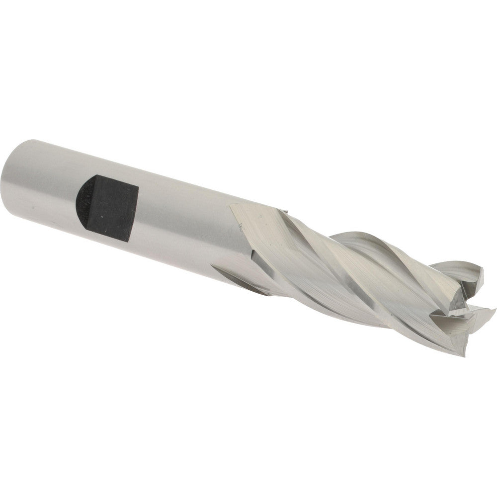 Hertel E2039032 Square End Mill 1/2'' Dia, 1-1/4'' LOC, 1/2'' Shank Dia, 3-1/4'' OAL, 4 Flutes, Cobalt