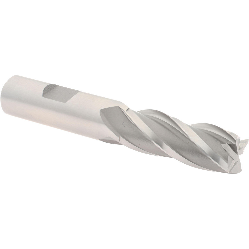 Hertel E2039040 Square End Mill 5/8'' Dia, 1-5/8'' LOC, 5/8'' Shank Dia, 3-3/4'' OAL, 4 Flutes, Cobalt