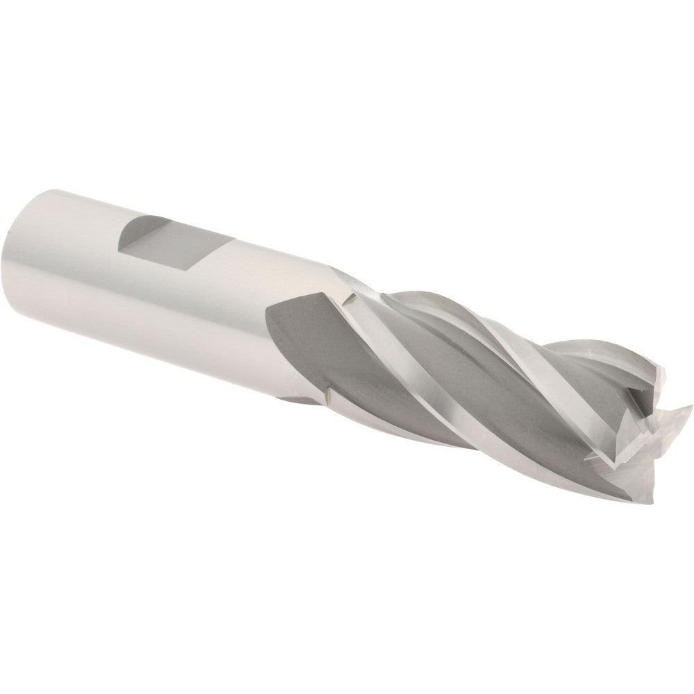Hertel E2039048 Square End Mill 3/4'' Dia, 1-5/8'' LOC, 3/4'' Shank Dia, 3-7/8'' OAL, 4 Flutes, Cobalt
