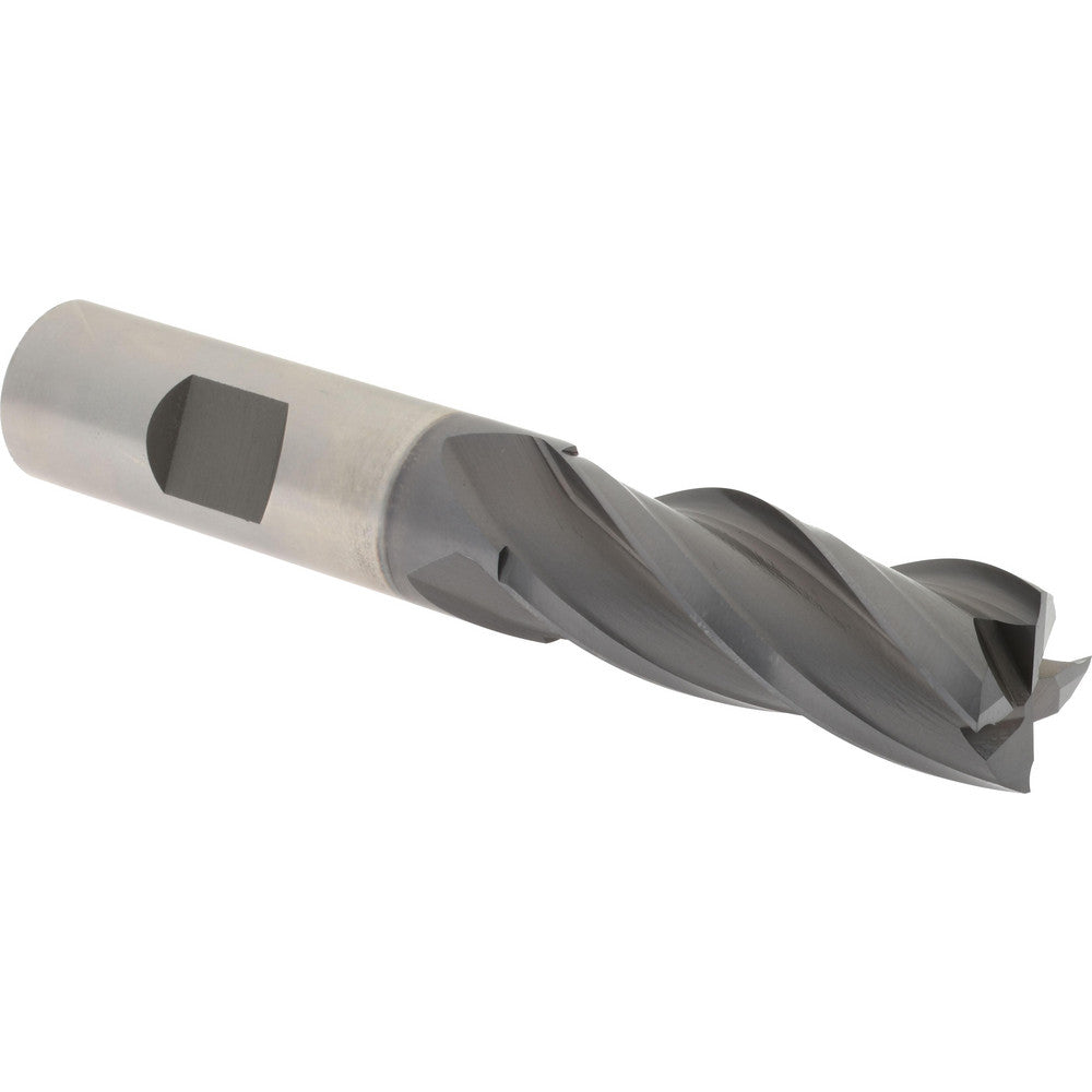 Hertel E7039040 Square End Mill 5/8'' Dia, 1-5/8'' LOC, 5/8'' Shank Dia, 3-3/4'' OAL, 4 Flutes, Cobalt