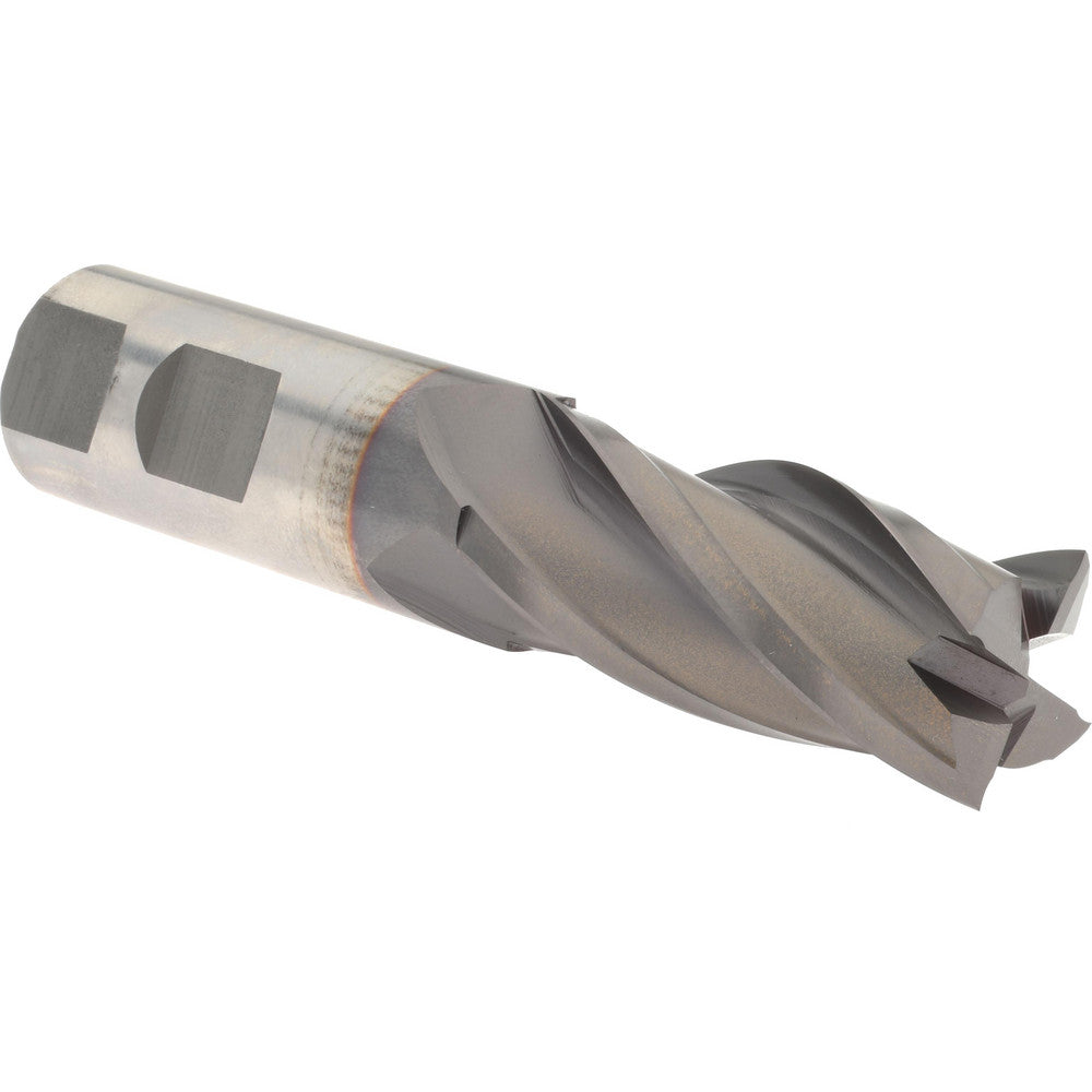 Hertel E7039056 Square End Mill 7/8'' Dia, 1-7/8'' LOC, 7/8'' Shank Dia, 4-1/8'' OAL, 4 Flutes, Cobalt