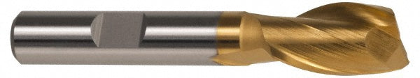Hertel GH99914142 Square End Mill 3/4'' Dia, 1-5/8'' LOC, 1/2'' Shank Dia, 3-5/8'' OAL, 2 Flutes, High Speed Steel