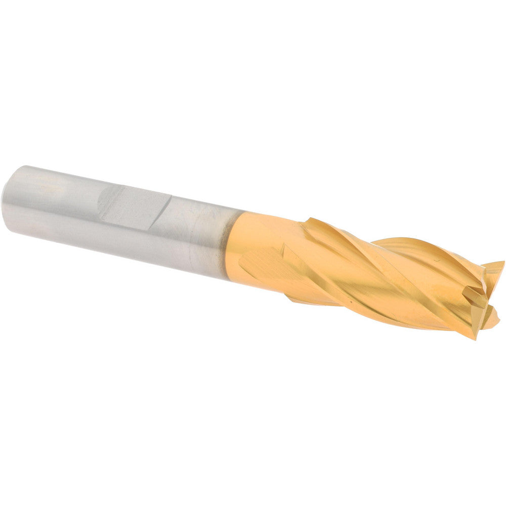 Hertel E4039903 Square End Mill 7/16'' Dia, 1'' LOC, 3/8'' Shank Dia, 2-11/16'' OAL, 4 Flutes, Cobalt
