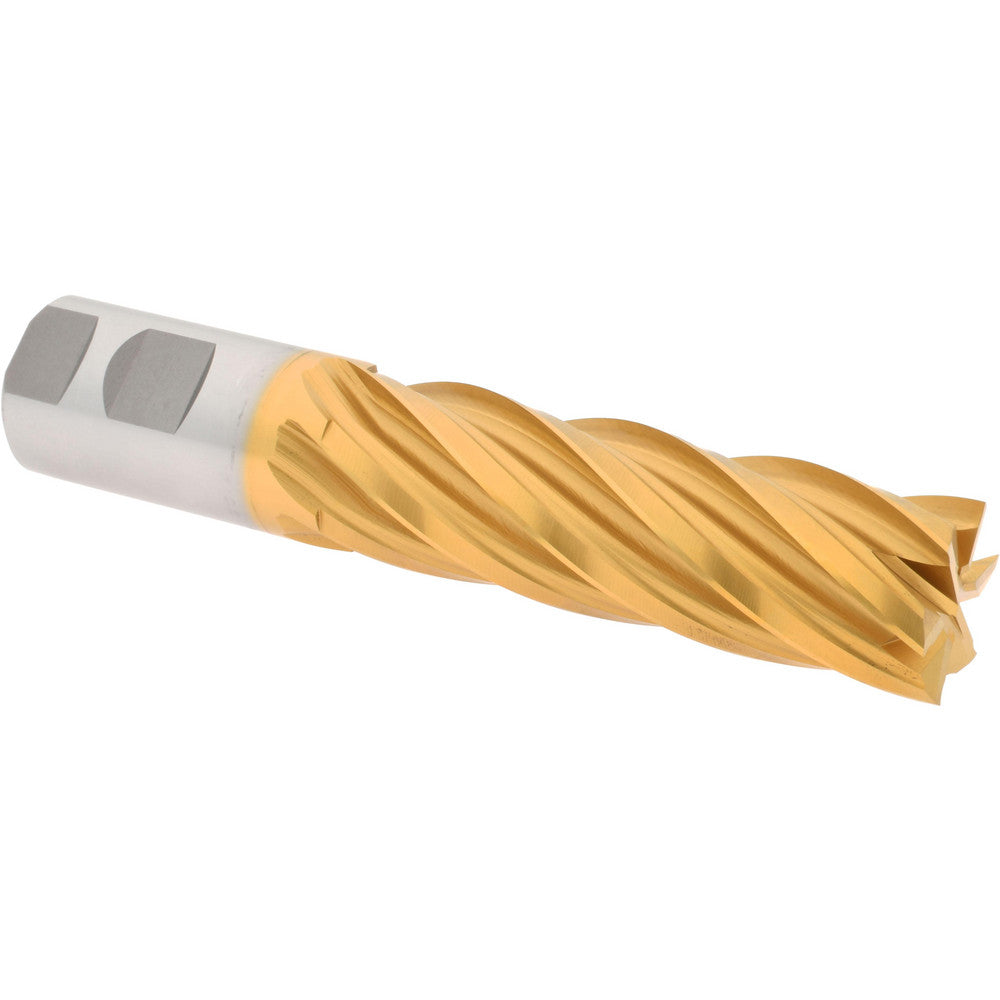 Hertel CAT83979K Square End Mill 1-1/4'' Dia, 4'' LOC, 1-1/4'' Shank Dia, 6-1/2'' OAL, 6 Flutes, Cobalt