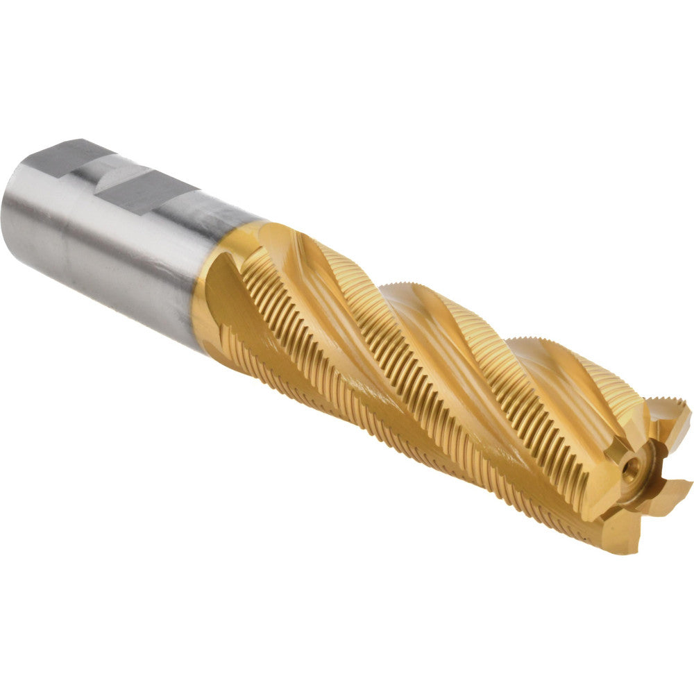 Hertel 41115064 Roughing End Mill 1" Dia, 5 Flute, Single End, Cobalt