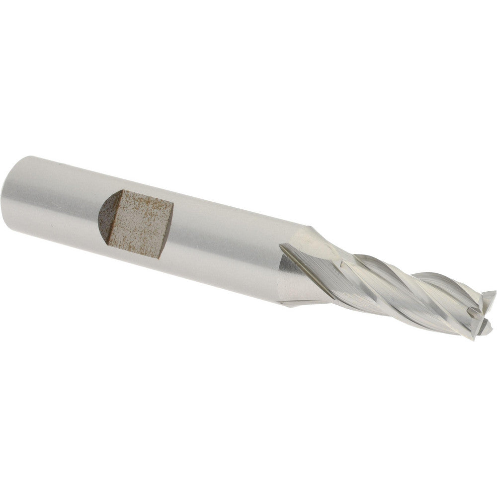 Hertel E1039016 Square End Mill 1/4" Dia, 5/8" LOC, 4 Flutes, High Speed Steel