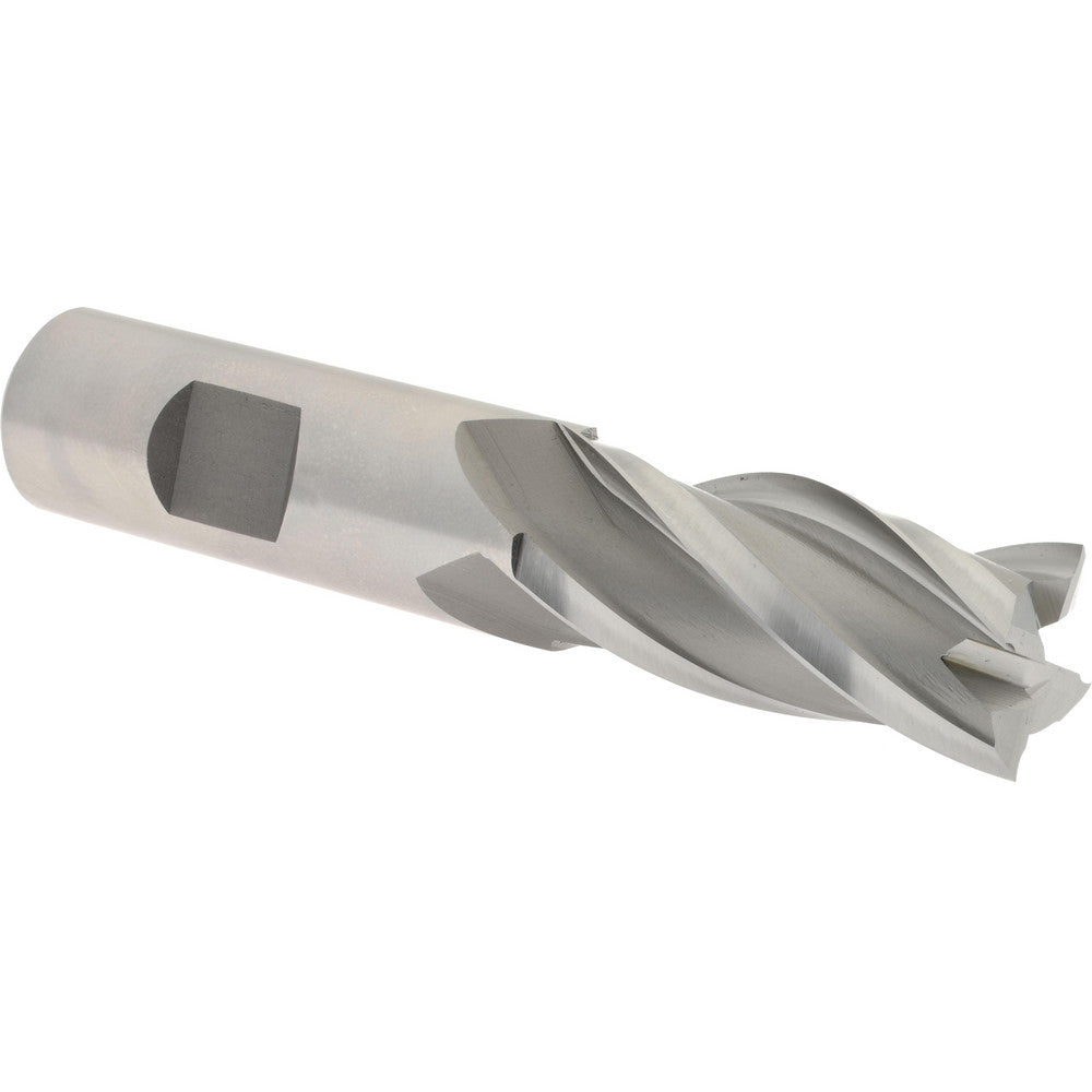 Hertel E1039048 Square End Mill 3/4'' Dia, 1-5/8'' LOC, 3/4'' Shank Dia, 3-7/8'' OAL, 4 Flutes, High Speed Steel