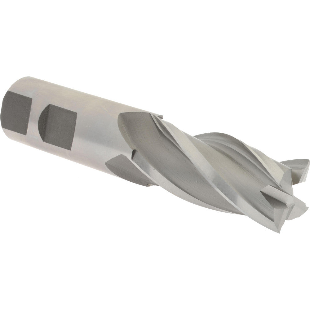 Hertel E1039056 Square End Mill 7/8" Dia, 1-7/8" LOC, 4 Flutes, High Speed Steel