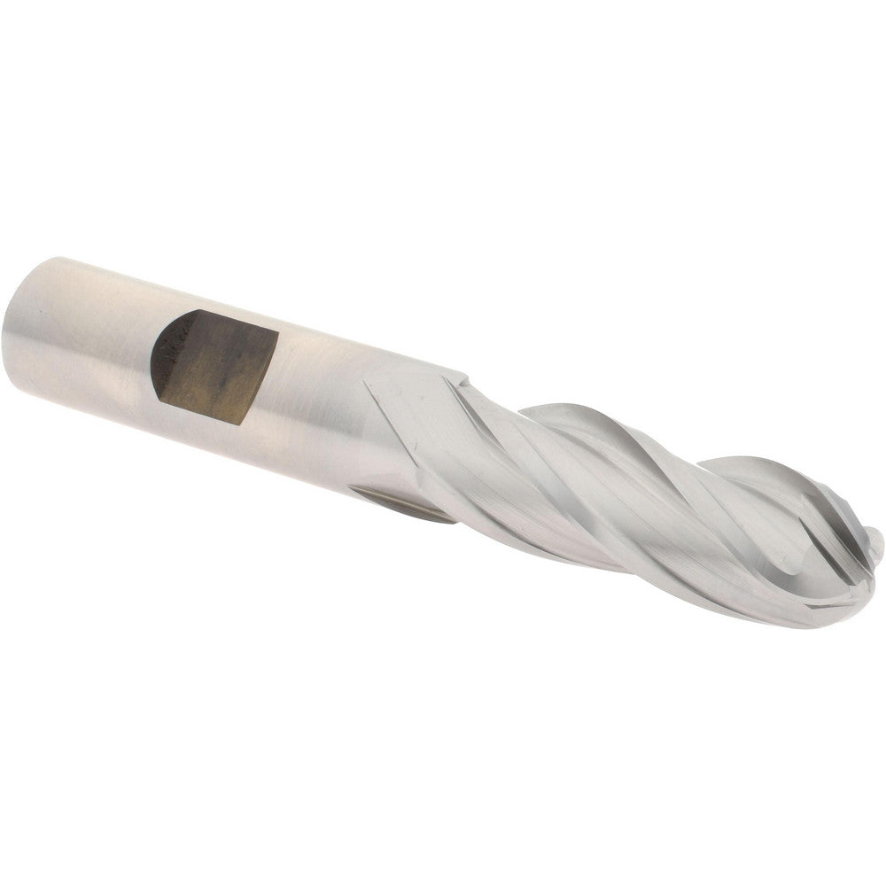 Hertel E202003202 Ball End Mill 0.5" Dia, 1.5" LOC, 4 Flute, High Speed Steel