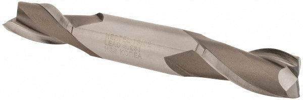 Hertel E1050038 Square End Mill 19/32'' Dia, 1-1/8'' LOC, 5/8'' Shank Dia, 4-1/2'' OAL, 2 Flutes, High Speed Steel