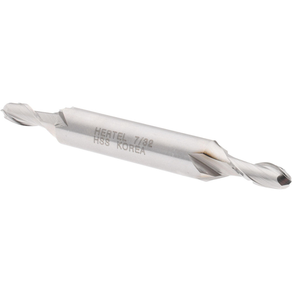 Hertel E211201401 Ball End Mill 0.2188" Dia, 0.5" LOC, 2 Flute, High Speed Steel