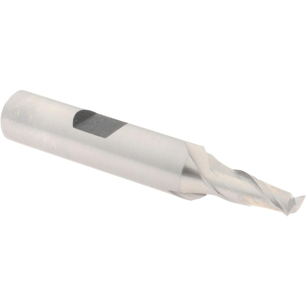 Hertel E1030014 Square End Mill 7/32" Dia, 1/2" LOC, 2 Flutes, High Speed Steel