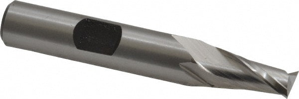 Hertel E1030020 Square End Mill 5/16" Dia, 9/16" LOC, 2 Flute, High Speed Steel
