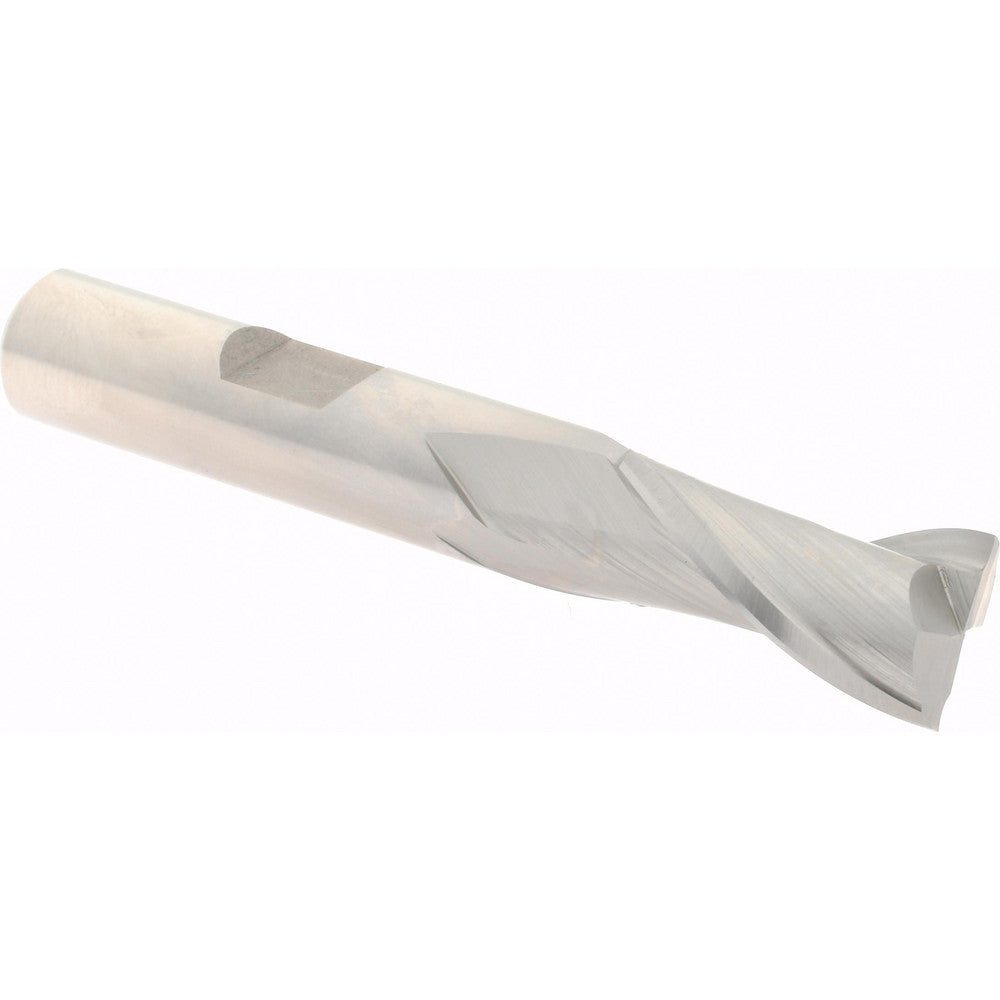 Hertel E1030028 Square End Mill 7/16" Dia, 13/16" LOC, 2 Flute, High Speed Steel