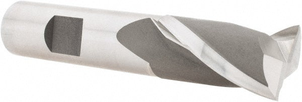 Hertel E1030905 Square End Mill 3/4" Dia, 1-5/16" LOC, 2 Flutes, High Speed Steel