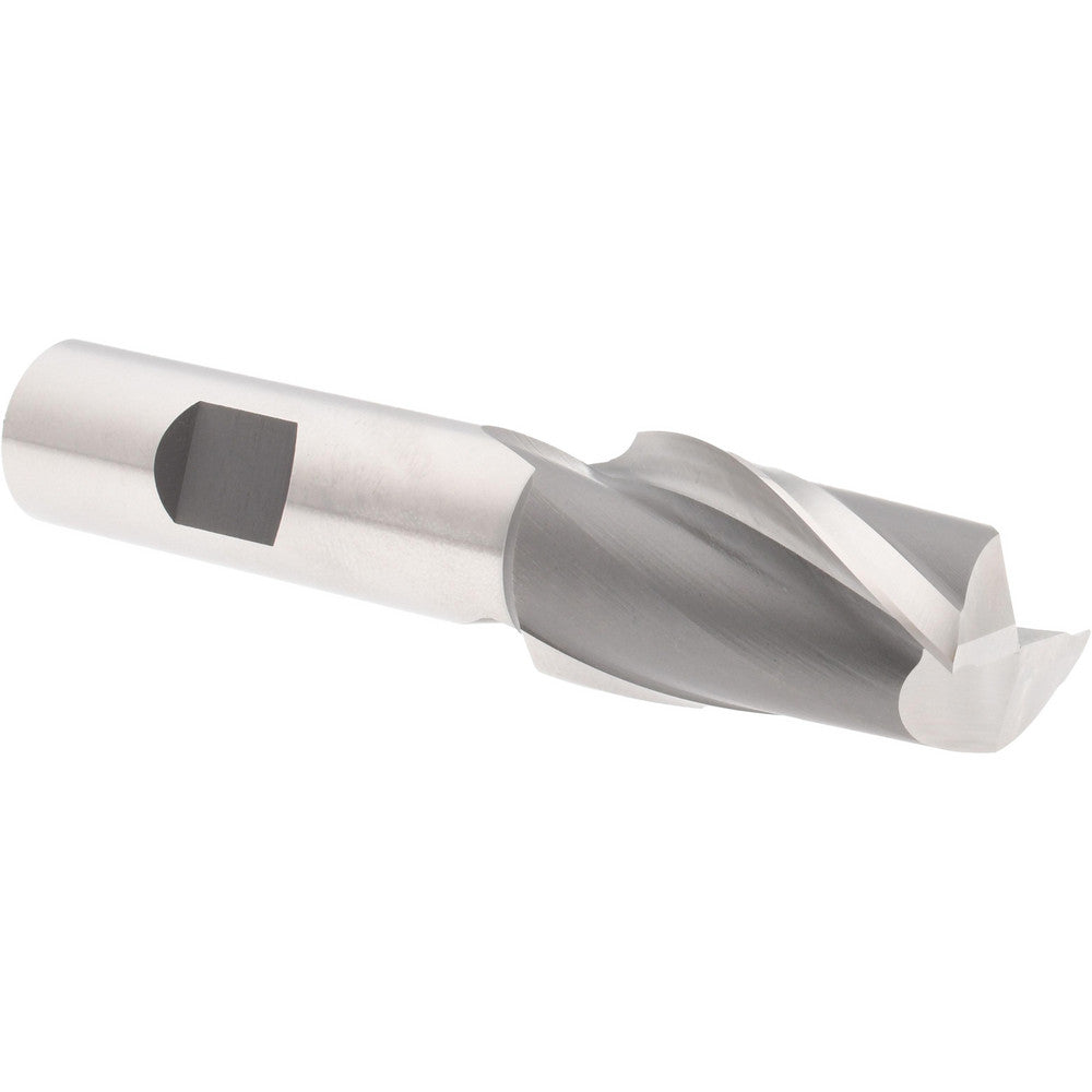 Hertel E1030052 Square End Mill 13/16'' Dia, 1-1/2'' LOC, 5/8'' Shank Dia, 3-5/8'' OAL, 2 Flutes, High Speed Steel