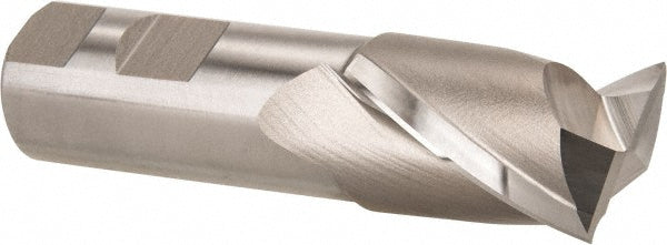 Hertel E1030911 Square End Mill 1-1/4'' Dia, 1-5/8'' LOC, 1'' Shank Dia, 4-1/8'' OAL, 2 Flutes, High Speed Steel