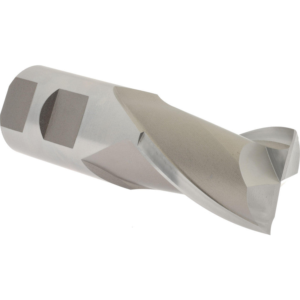 Hertel E1030116 Square End Mill 1-1/4" Dia, 1-5/8" LOC, 2 Flute, High Speed Steel
