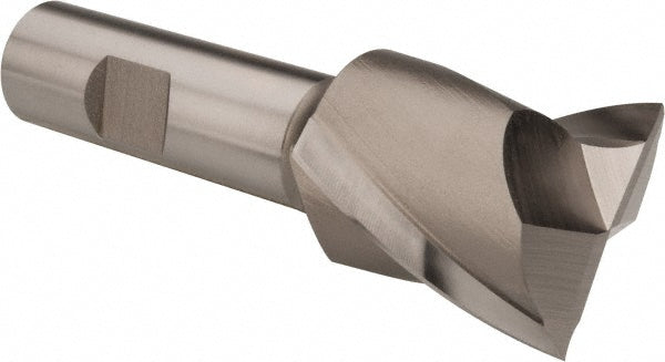 Hertel E103012401 Square End Mill 1-3/8'' Dia, 1-1/2'' LOC, 3/4'' Shank Dia, 3-7/8'' OAL, 2 Flutes, High Speed Steel