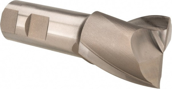 Hertel E1030913 Square End Mill 1-1/2'' Dia, 1-5/8'' LOC, 1'' Shank Dia, 4-1/8'' OAL, 2 Flutes, High Speed Steel
