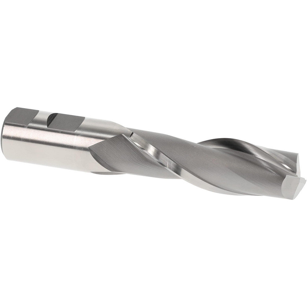 Hertel E1080064 Square End Mill 1" Dia, 3" LOC, 2 Flutes, High Speed Steel