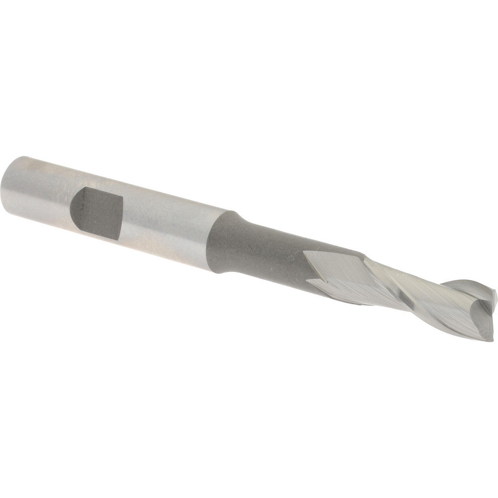 Hertel E1033020 Square End Mill 5/16'' Dia, 3/4'' LOC, 3/8'' Shank Dia, 3-5/16'' OAL, 2 Flutes, High Speed Steel