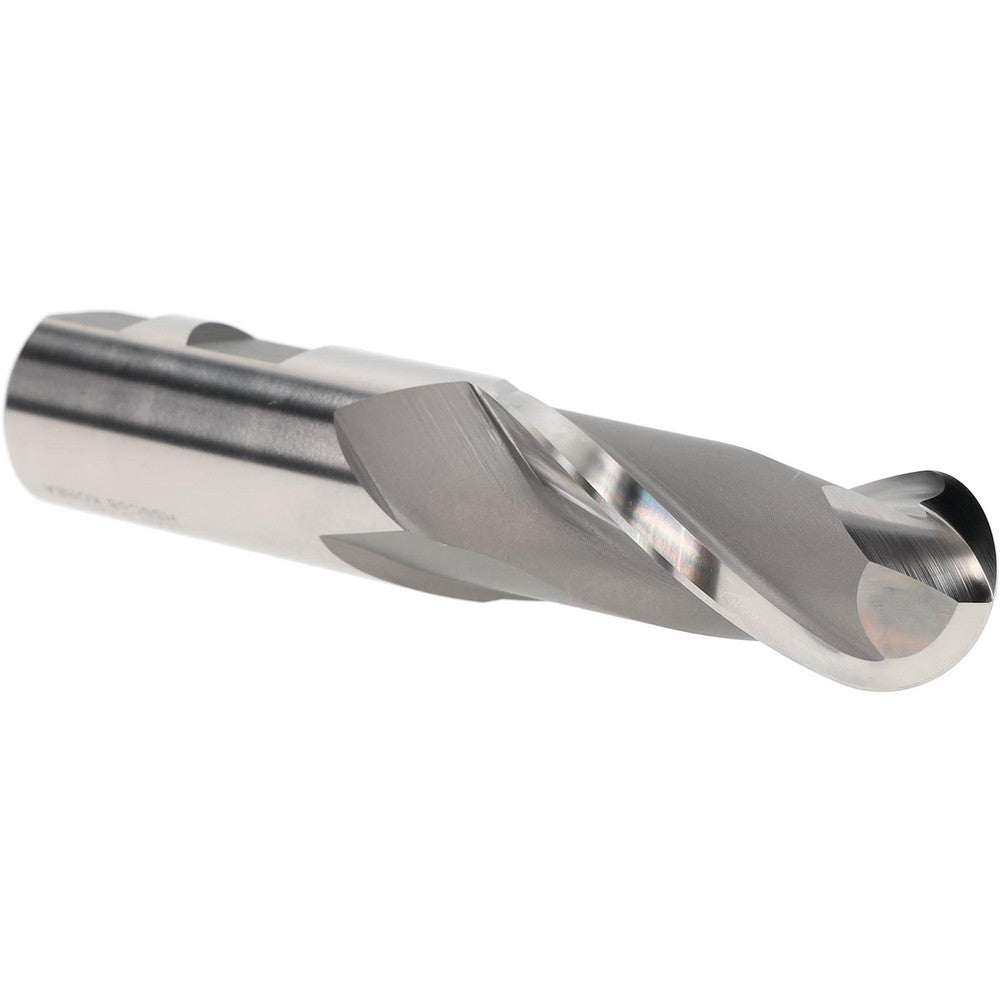 Hertel E2110064 Ball End Mill 1" Dia, 2.25" LOC, 2 Flute, Cobalt