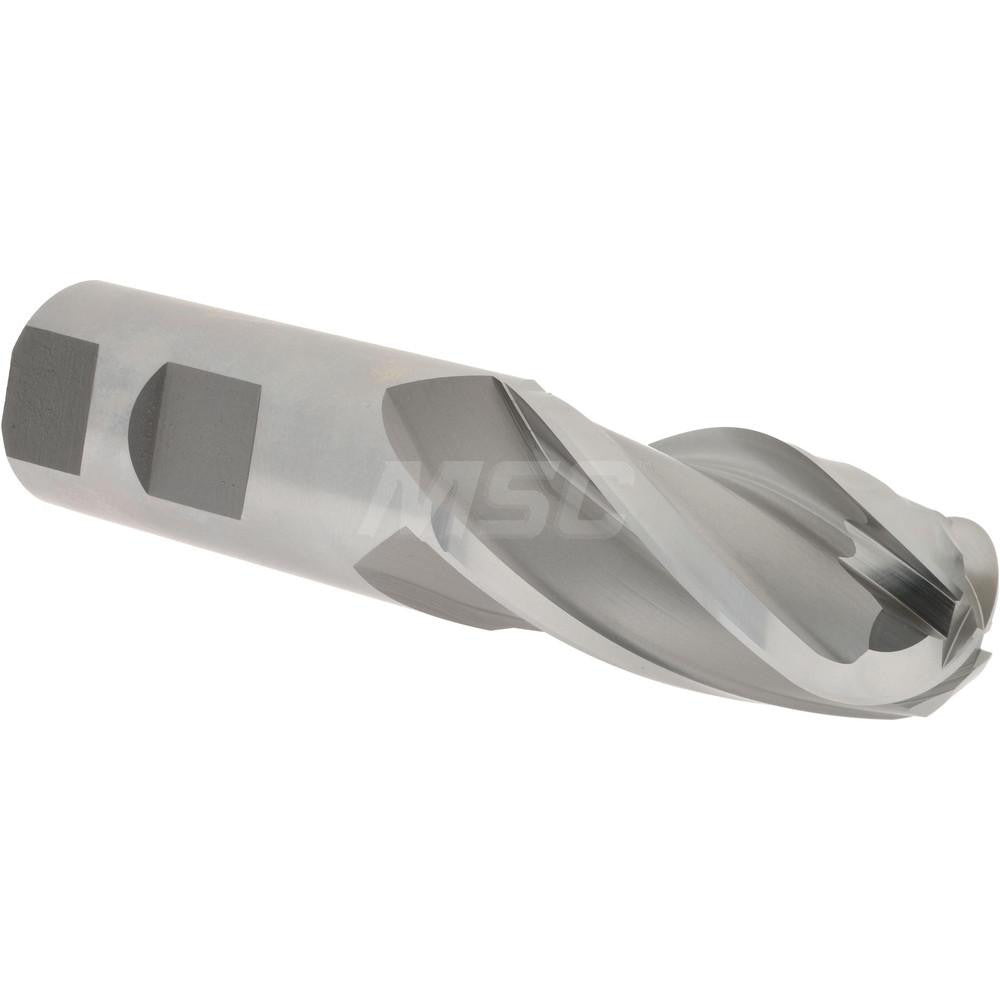 Hertel E2020064 Ball End Mill 1" Dia, 2" LOC, 4 Flute, Cobalt