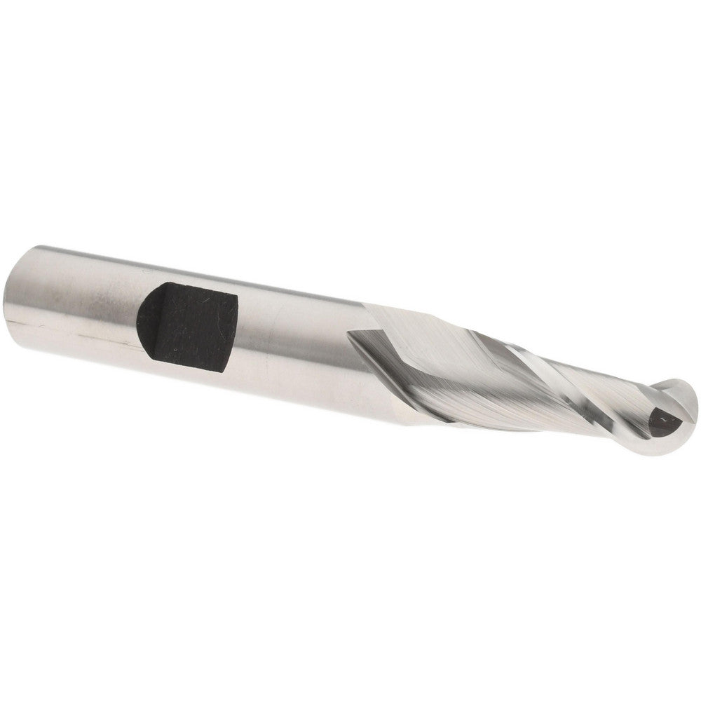 Hertel E211002002 Ball End Mill 0.3125" Dia, 0.75" LOC, 2 Flute, High Speed Steel