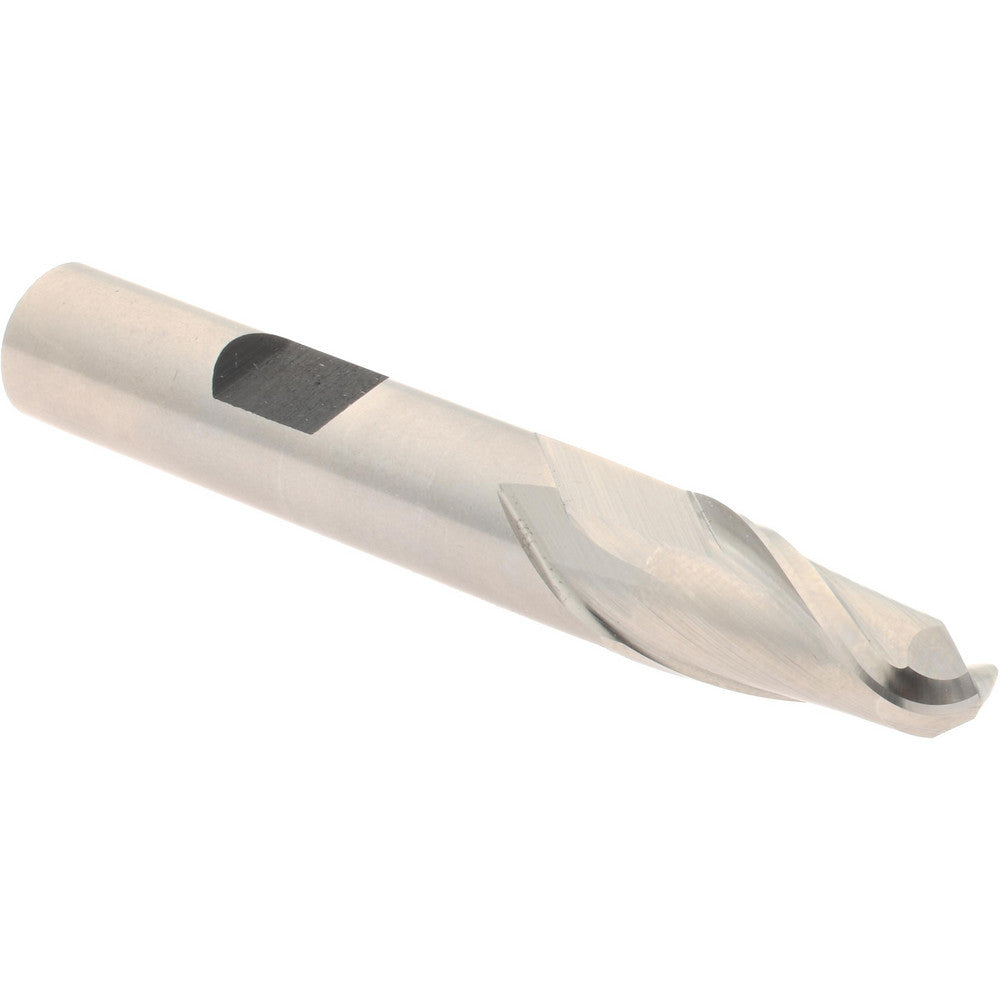 Hertel E211002402 Ball End Mill 0.375" Dia, 0.75" LOC, 2 Flute, High Speed Steel