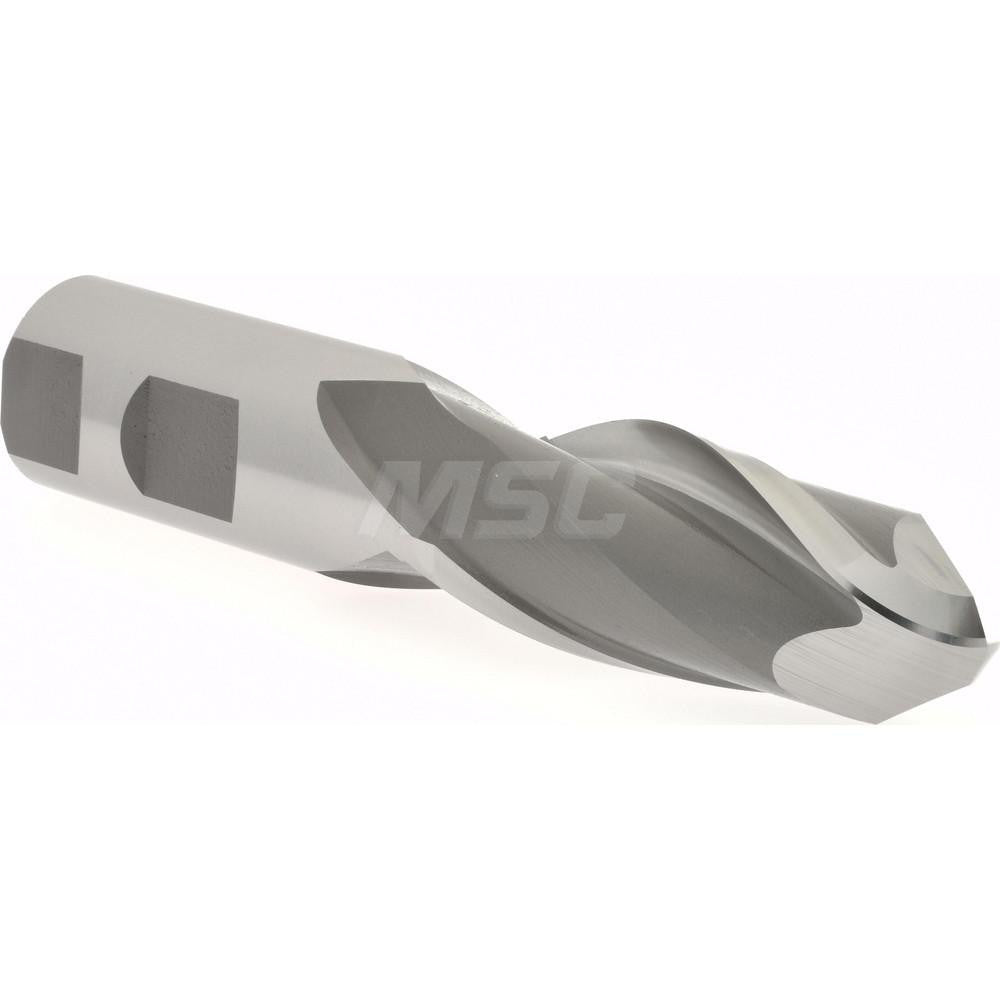 Hertel E211006402 Ball End Mill 1" Dia, 2.25" LOC, 2 Flute, High Speed Steel