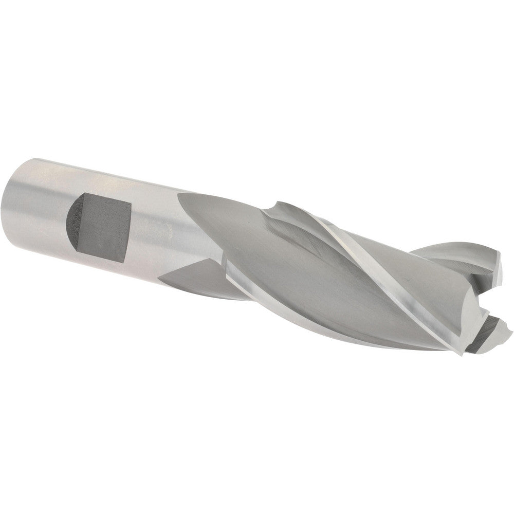 Hertel E1043901 Square End Mill 7/8'' Dia, 1-7/8'' LOC, 3/4'' Shank Dia, 4-1/8'' OAL, 3 Flutes, High Speed Steel