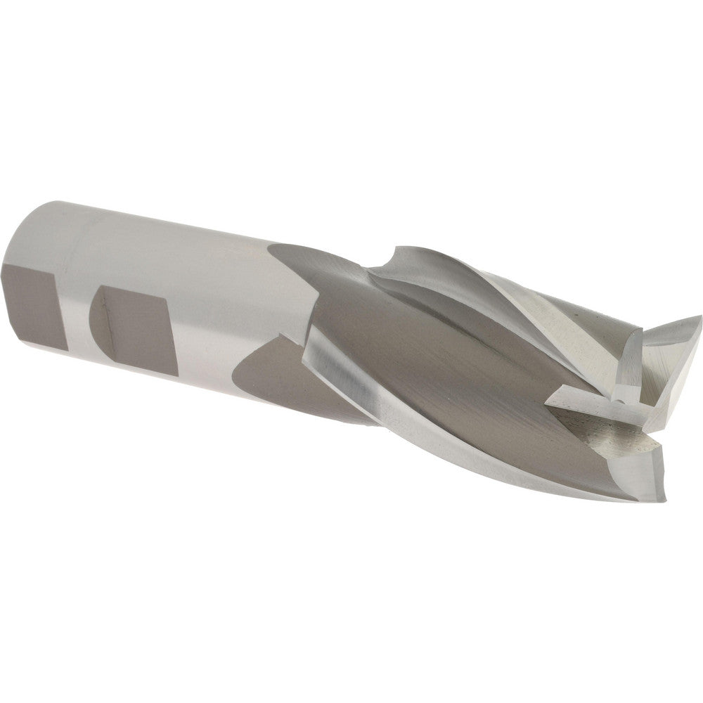 Hertel E1043116 Square End Mill 1-1/4'' Dia, 2'' LOC, 1'' Shank Dia, 4-1/2'' OAL, 3 Flutes, High Speed Steel
