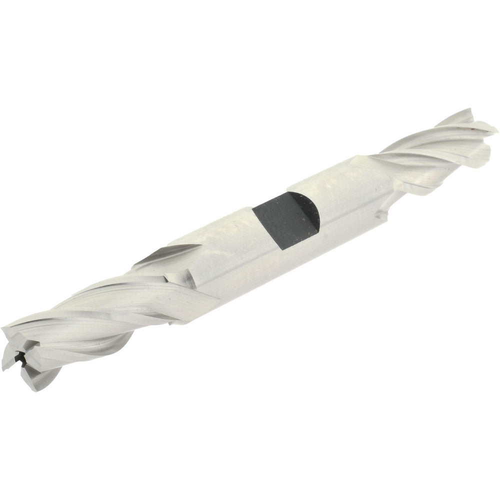 Hertel E1051027 Square End Mill 27/64'' Dia, 1'' LOC, 1/2'' Shank Dia, 4-1/8'' OAL, 4 Flutes, High Speed Steel