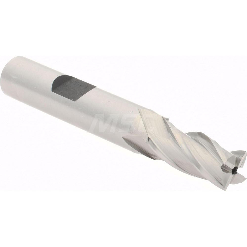 Hertel E1031022 Square End Mill 11/32" Dia, 3/4" LOC, 4 Flutes, High Speed Steel