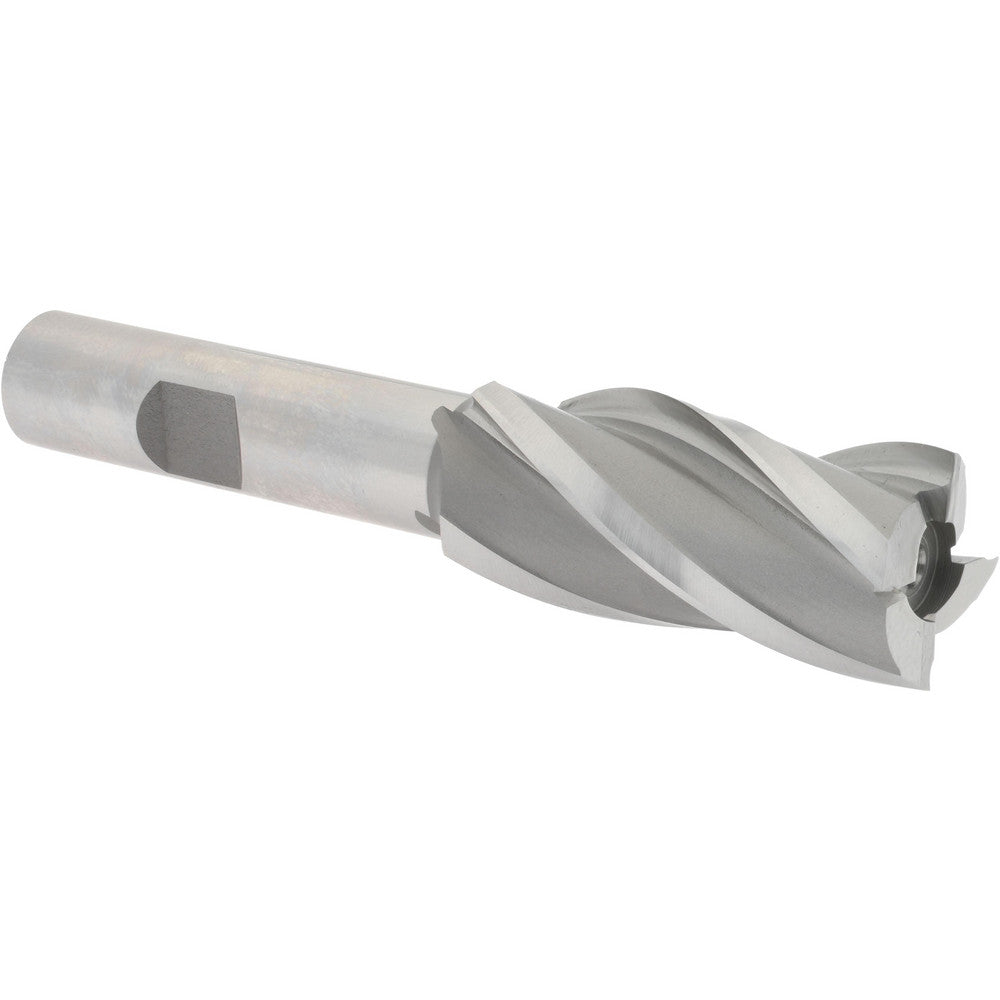 Hertel E1031908 Square End Mill 3/4'' Dia, 1-5/8'' LOC, 1/2'' Shank Dia, 3-5/8'' OAL, 4 Flutes, High Speed Steel