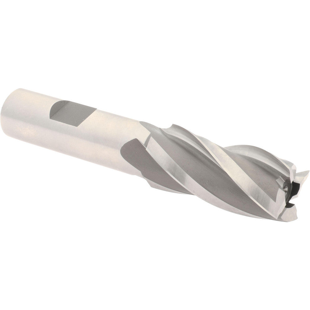Hertel E1031909 Square End Mill 3/4'' Dia, 1-5/8'' LOC, 5/8'' Shank Dia, 3-3/4'' OAL, 4 Flutes, High Speed Steel