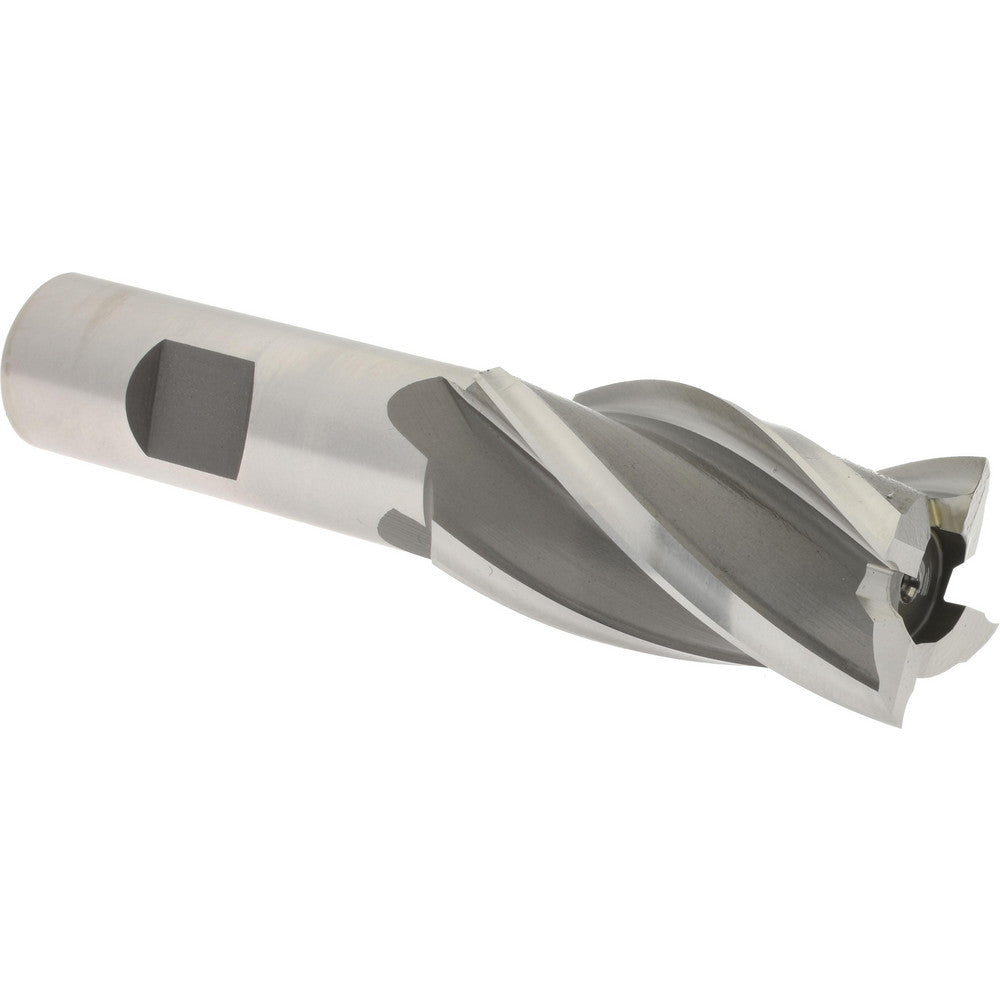 Hertel E1031919 Square End Mill 1'' Dia, 1-7/8'' LOC, 3/4'' Shank Dia, 4-1/8'' OAL, 4 Flutes, High Speed Steel