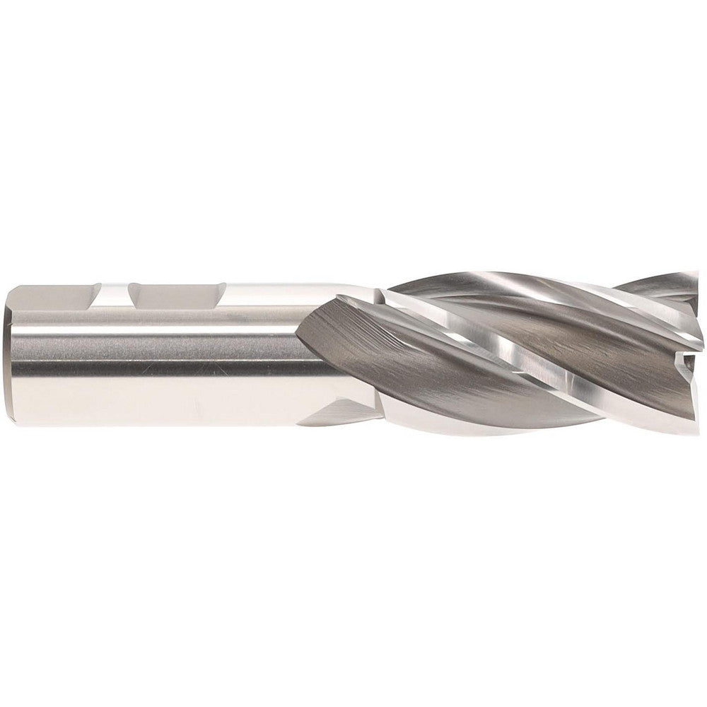 Hertel E1031916 Square End Mill 1" Dia, 4 Flutes, 1-7/8" LOC, High Speed Steel, 30 &deg Helix