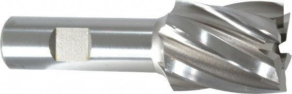 Hertel E103211602 Square End Mill 1-1/4'' Dia, 1-1/2'' LOC, 3/4'' Shank Dia, 3-7/8'' OAL, 6 Flutes, High Speed Steel
